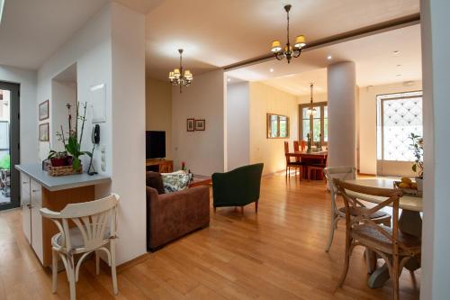 Et opholdsområde på Cactus Residence Chania