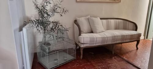 Χώρος καθιστικού στο Le Belvédère - Chambres d'hôtes de charme et Restaurant
