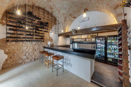 Η κουζίνα ή μικρή κουζίνα στο Masseria Samenti