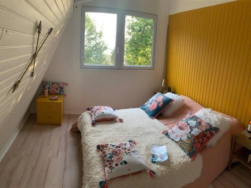 Ένα ή περισσότερα κρεβάτια σε δωμάτιο στο Chalet L Atypic