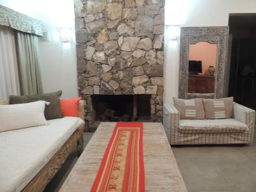 Et sittehjørne på La Ribera Home & Rest Mendoza