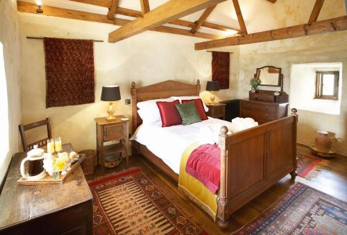 Voodi või voodid majutusasutuse Scargill Castle toas