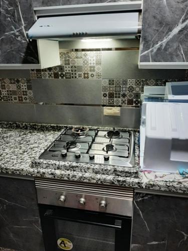 Η κουζίνα ή μικρή κουζίνα στο Location vacance M'diq Tetouan