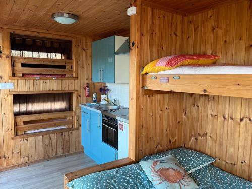 Dapur atau dapur kecil di Cove Shepherds Hut