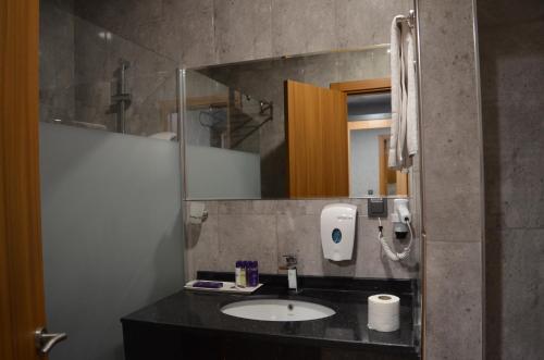 Koupelna v ubytování Lavanta Tepesi Hotel ve Spor Tesisleri