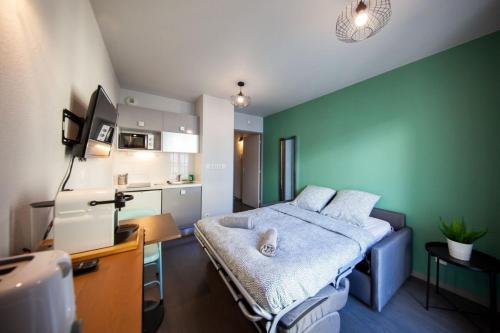Le Petit Hector -studio cosy avec parking -Debourg