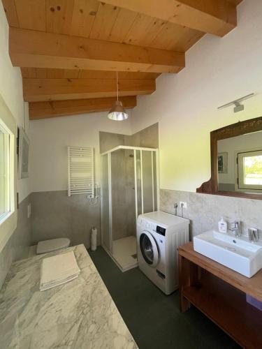 Koupelna v ubytování Casa Turistica San Sisto