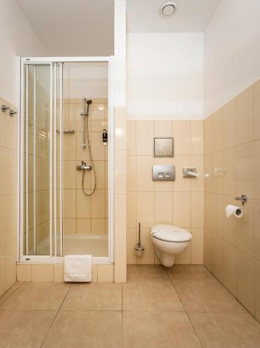 Koupelna v ubytování Hotel Grand Vígľaš