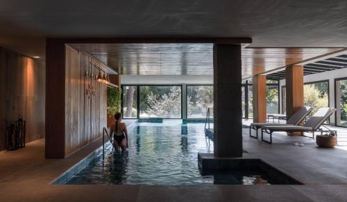 Πισίνα στο ή κοντά στο Hotel Alpestre