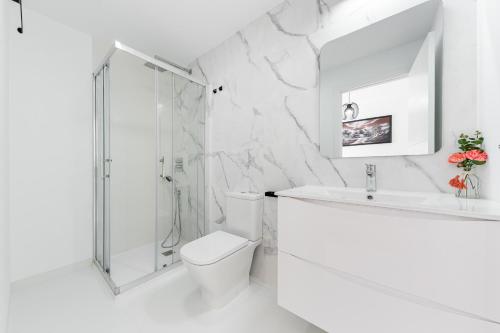 Koupelna v ubytování Apartamento Los Alcores