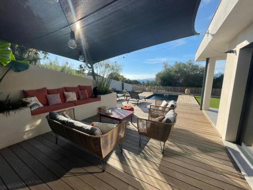 Maison villa 3 chambres plage Agosta proche Porticcio