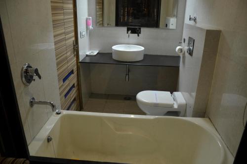 Koupelna v ubytování Hotel Citi Heights
