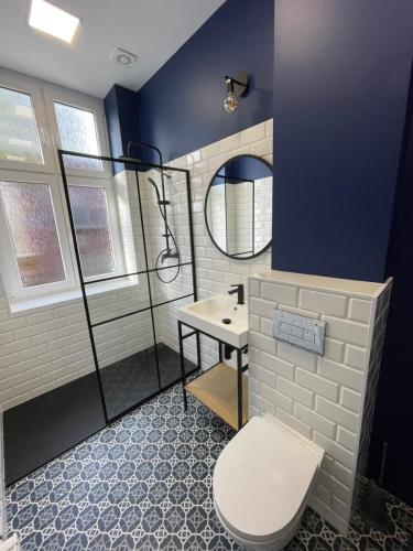 Ένα μπάνιο στο Apartament Zwycięzców 2