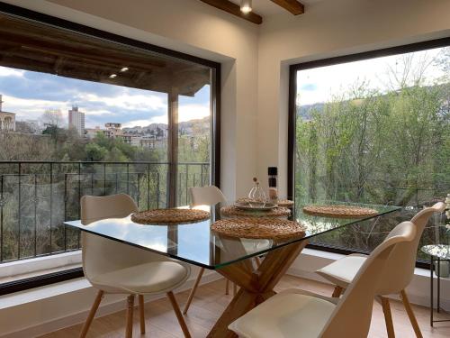 Nespecifikovaný výhled na hory nebo výhled na hory při pohledu z apartmánu