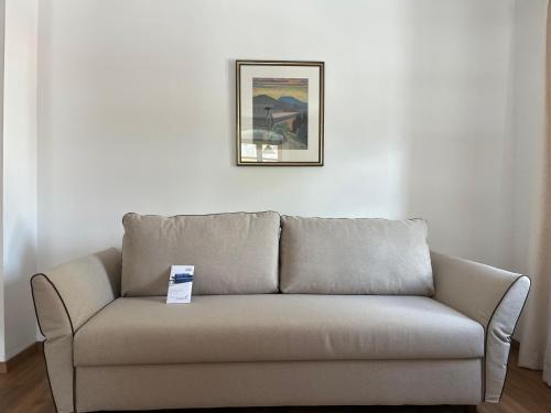 Χώρος καθιστικού στο Ferienwohnung Seidl Wohnung Kontrabass