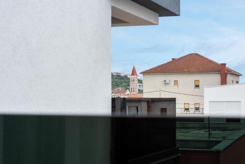 a view from the balcony of a building at Apartment Bellezza in Trogir