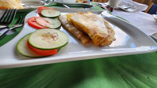 Jídlo v luxury tent nebo okolí