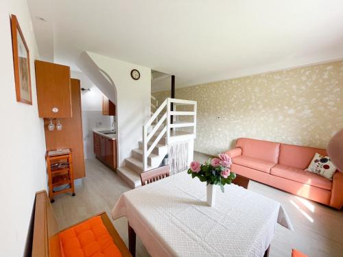 Postel nebo postele na pokoji v ubytování Casa Olfino