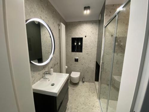 ห้องน้ำของ Apartament Port Mielno