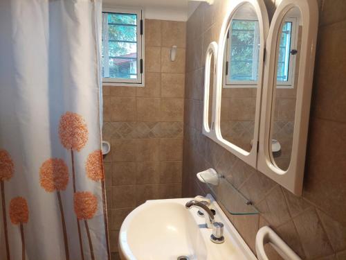 Et badeværelse på La Casita - Chalet de Montaña