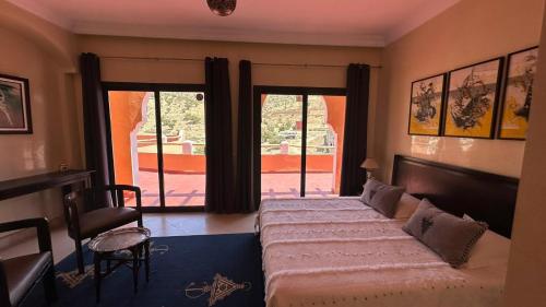 Postel nebo postele na pokoji v ubytování Riad Asmaa Agadir