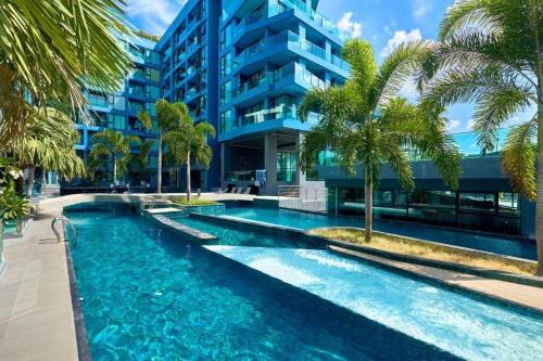 Bazén v ubytování Acqua Condo Jomtien Pattaya +Free motorbike nebo v jeho okolí