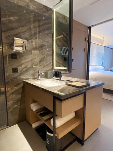 Ένα μπάνιο στο Four Points by Sheraton Suzhou, Wuzhong