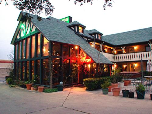 a large house with a lot of windows at Edelweiss Inn New Braunfels in New Braunfels