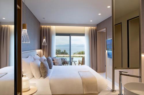 Letto o letti in una camera di Cora Hotel & Spa