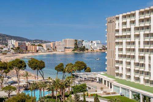 a view of a city and a body of water at Meliá Calviá Beach in Magaluf