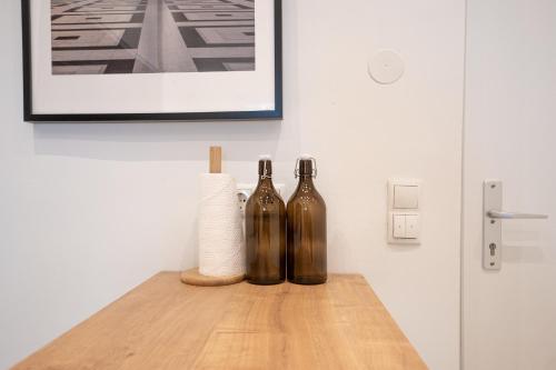 Galeriebild der Unterkunft Posh studio with a king-size bed and modern design in Wien