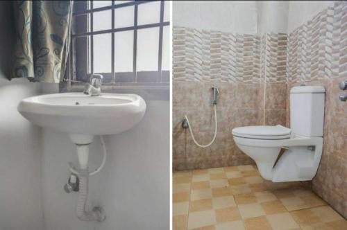 Bilik mandi di Hotel O Travel INN