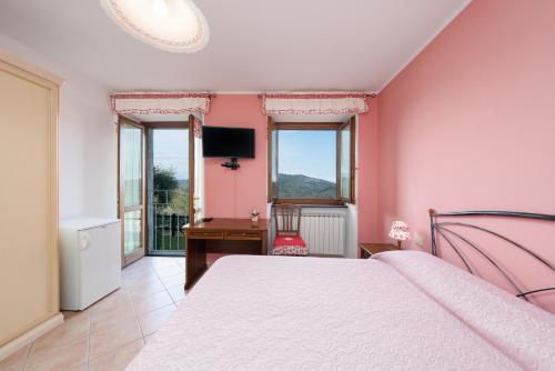 Cama o camas de una habitación en Agriturismo Daniela