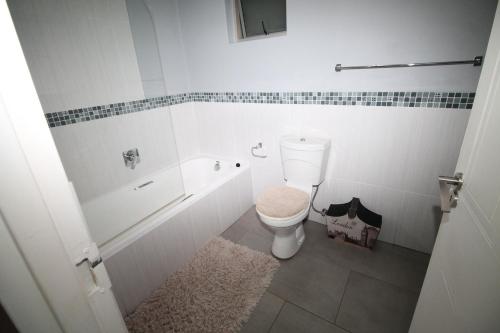 Koupelna v ubytování Santorini 202A