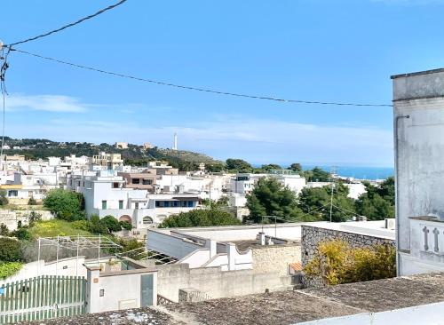 a view of a city from the roof of a building at Camere Assúd in Leuca