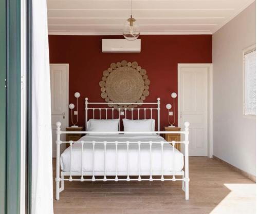A bed or beds in a room at Alico Villa Zakynthos