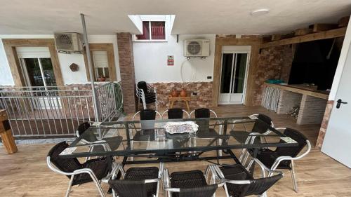 Χώρος καθιστικού στο Vivienda rural Saltos de la Osera
