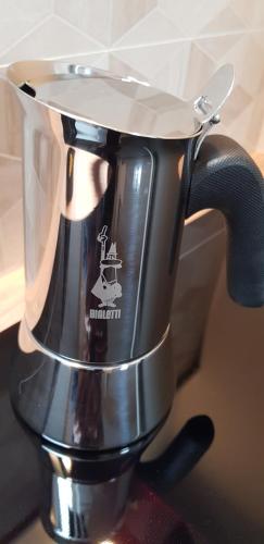 a blender sitting on top of a counter at AppPrusnik in Ljubljana