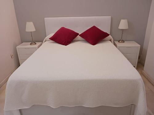Posteľ alebo postele v izbe v ubytovaní MAR2 - Las columnas de Adriano