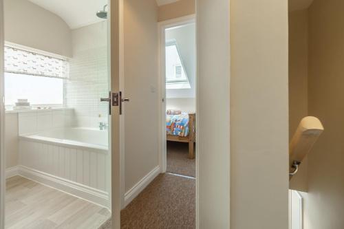 Vannituba majutusasutuses Seaside Cottage