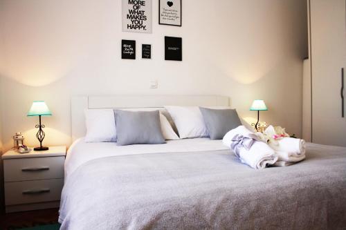 Katil atau katil-katil dalam bilik di Apartment One Vision