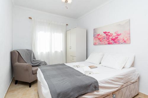 Postel nebo postele na pokoji v ubytování Casa lago jardin