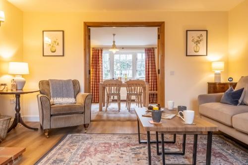 Χώρος καθιστικού στο Sandpiper Lodge