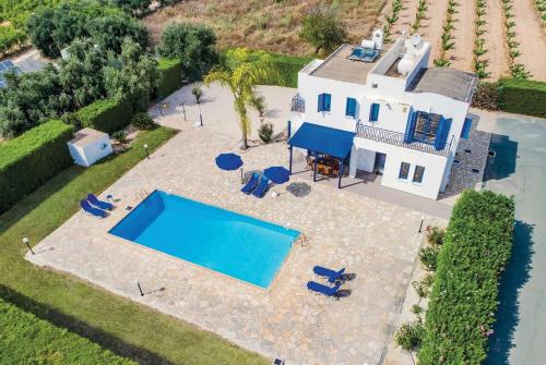 A bird's-eye view of Villa Ino