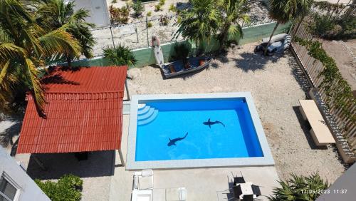 Uma vista da piscina em Punta Sam ou nas proximidades