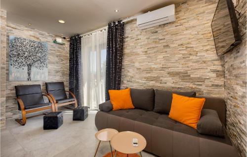 Χώρος καθιστικού στο Nice Home In Vantacici With Wifi