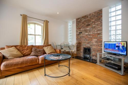 TV a/nebo společenská místnost v ubytování Ballsbridge Apartments