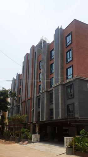 El edificio en el que está el hotel