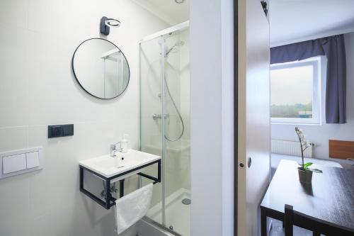 Koupelna v ubytování Hotel pod Wieliczką