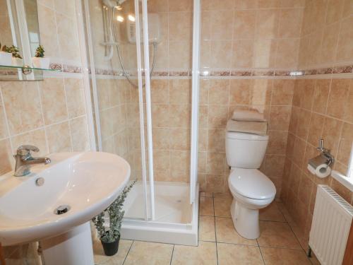 Koupelna v ubytování Shannagh